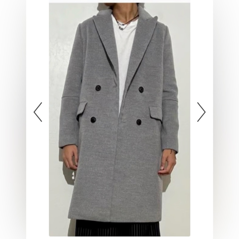 Forever 21 Double-Breasted Trench Coat